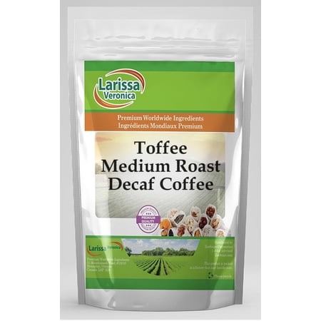 Larissa Veronica Toffee Medium Roast Decaf Coffee  (Toffee  Medium Roast  Whole Coffee Beans  8 oz  2-Pack  Zin: 558621)