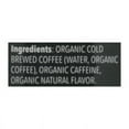 thumbnail image 2 of Death Wish Coffee Organic Unsweetened Black Iced Cold Brew, Bottled Coffee Drink, 8 Fl Oz, 12 Pk, Cans, 2 of 4