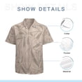 thumbnail image 7 of High Quality Hawaiian Shirts for Men Short Sleeve Aloha Beach Shirt Floral Summer Casual Button Down Shirts Blouses 9Q4WIB, 7 of 7