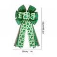 thumbnail image 3 of TUWAFE Large St. Patrick'S Day Wreath Bow Decoration for Front Door Indoor Outdoor Wall Party Supply St Patricks Day Wreaths for Front Door, 3 of 7