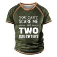 thumbnail image 4 of T-Shirt Homme Mode Décontractée Imprimé Numérique 3D Lettre Imprimée Manches Courtes Chemises d'Été Homme Vert Armée P, 4 of 4