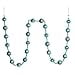 thumbnail image 3 of Vickerman M183532 6 ft. Baby Blue Stripe Ball Garland, 3 of 4