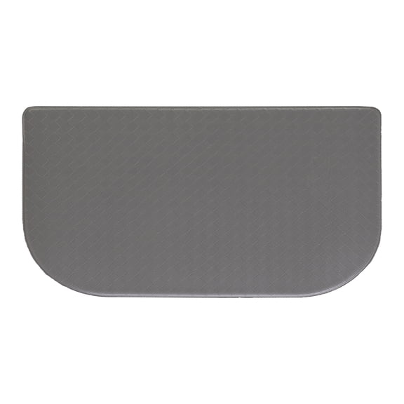 Anti-Fatigue Kitchen Mat, Charcoal, Playa Basketweave Wedge by Chef Gear, 17.5 in. x 48 in.