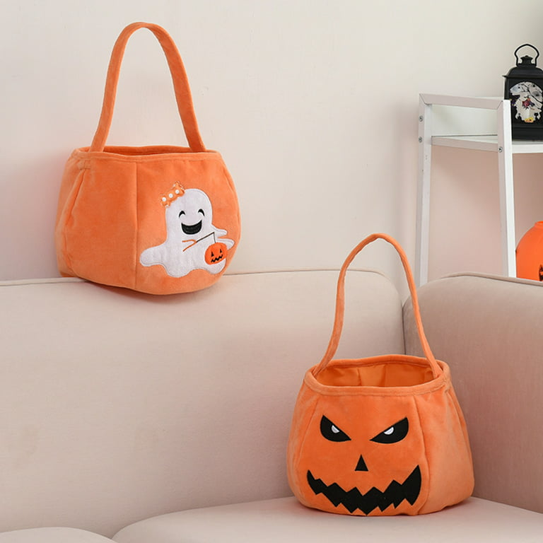 Halloween Retro Trick Or Treat Tote Bag Personalized