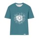 thumbnail image 4 of Tops Cortos para las Mujeres Blusas Impresas Manga Corta Cuello Redondo, Tops de Blusa para las Mujeres Primavera Verano Casual, 4 of 4