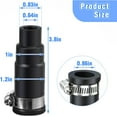 thumbnail image 3 of Woeilo Dishwasher Drain Hose Adapteratible with Insinkerator Garbage Disposals, Dishwasher Hose Connector Include 1 Inlet Connector, 1 Hose Clamp and 3 Spring Clamps (1 Set), 3 of 5