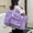Purple, variant on Aueoeo Weekend Bags for Women & Men Travel Duffel Bags Cauasl Gym Bag Overnight Bag for Travelling, Sports