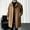 #Coffee, variant on DPTALR George Men's Autumn Long Trench Coat,Streetwear Casual Windbreaker,Solid Overcoat,Khaki,Big and Tall Men XXL
