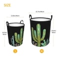 thumbnail image 5 of PHELIKA Green Cactus 01 Laundry Basket 65L Large Foldable Round For Dirty Clothes Toy Storage, 5 of 6