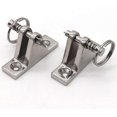 thumbnail image 4 of Bisagra de cubierta de 90° con pasador de liberación rápida, accesorios superiores para barcos, Hardware de Base cóncava de acero inoxidable 316, 2 uds. Sincero Electrónica, 4 of 5