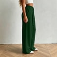 thumbnail image 6 of ZUBKTE Women's Drawstring Elastic Waist Active Jogger Wide Leg Pants Loose Fit Casual Sports Pants for Women Y2K Streetwear with Pockets S‑2XL, 6 of 8