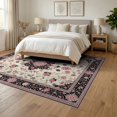 thumbnail image 3 of ODIKA 6'x9' Washable Area Rug Non-Slip, Easy Care, Dining Funky Under Scrollwork Vintage Academia Table Alfombras for Family Room, Living Room, Master Bedroom, 3 of 7