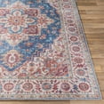 thumbnail image 4 of Surya Iris IRS-2301 30 x 90" Runner Fabric Rug in Blue/Orange/Burgundy, 4 of 4