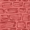 thumbnail image 1 of Ahgly Company Indoor Square Patterned Ferrari Red Area Rugs, 5' Square, 1 of 1