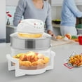 thumbnail image 2 of Airy Fryer, Glass Air Fryer, 360° Viewable Airy Fryer with Expansion Ring 17L, 2 of 21