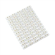 Unique Bargains 5pcs 600V 10A Dual Row 12 Positions Screw Terminal Electric Barrier Strip Block