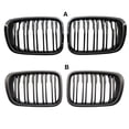 thumbnail image 4 of Riwesomey 1 par de parrillas de coche parachoques delantero parrillas de plástico reemplazo de parrillas de riñón para E46 Automoción decorativa y accesorios No.02, 4 of 8