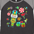 thumbnail image 4 of Inktastic Holiday Nutcracker and Candy for Christmas Women's Plus Size T-Shirt, 4 of 5
