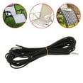 thumbnail image 1 of 4x Cordon de Remplacement pour Réparation de Chaise, Cordon pour Fauteuils Inclinables, Cordon Élastique Durable, Lacets pour Chaise de Camping Extérieure, Chaises Longues, Noir, 1 of 8