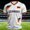 White, variant on COSFO Mesh Men T Shirt Germany Football Short Sleeve Graphic Tees Breathable Classic Fit Summer V-Neck T Shirts for Man 4xl