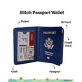 thumbnail image 4 of Funda de pasaporte Disney Stitch para mujer con licencia oficial, 4 of 5