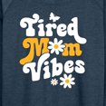 thumbnail image 3 of Instant Message - Vibes Tired Mom - Women's Lightweight French Terry Long Sleeve Shirt, 3 of 6