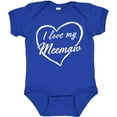 thumbnail image 3 of Inktastic I Love My Meemaw in White Chalk Heart Boys or Girls Baby Bodysuit, 3 of 5