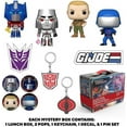 thumbnail image 2 of Funko GI Joe vs. Transformers Exclusive Mystery Box [Includes 2 RANDOM Pops, 1 Keychain, Pin Set & More], 2 of 5