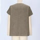 thumbnail image 5 of mfyjkho Tops Para Mujer, Camisa De Manga Corta Con Botones De Lino Y Pétalos Para Mujer, De Color Liso Y Talla Grande Tops Para Mujer M, 5 of 8