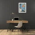 thumbnail image 3 of Allen, Kimberly 11x14 White Modern Wood Framed Museum Art Print Titled - Trick or Treat Ghosts, 3 of 4