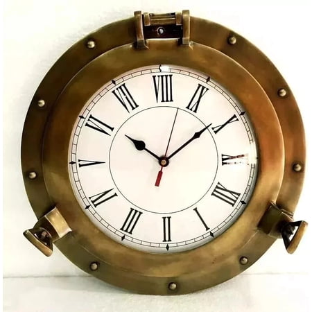 12 Antique Marine Nautical Wall Clock