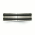 thumbnail image 3 of Titanium Brushed Enameled Flat 6mm Band, 3 of 10