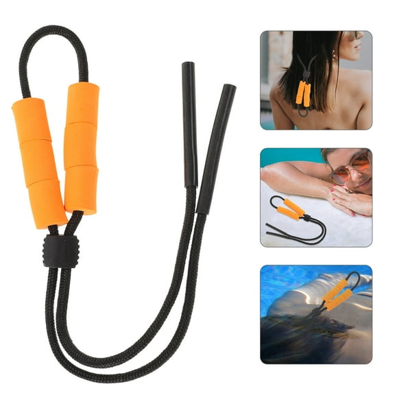 LEORX Eyeglass Lanyards Eyewear Retainer Orange Polyester 1Pack 11.79X0.59X0.59in