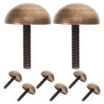 thumbnail image 1 of NUOLUX 8Ud Tapas De Tornillo De Latón Para Tornillos Autorroscantes En Muebles Y Gabinetes Café, 1 of 7