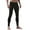 Black, variant on Men's Ice Silk Underwear Compression Low Rise Slim Leggings Tight Pants Long Trousers White M