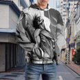thumbnail image 3 of Attack on Titan Hoodies for Men Women, Unisex Anime Pullover Hooded with Pocket, Adults Long Sleeve Hooded Sweatshirt, S-6XL, 3 of 8