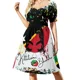 thumbnail image 4 of Vestido de manga corta de edición limitada de 1964, ropa para mujer, vestido elegante de lujo para mujer., 4 of 8