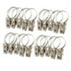 thumbnail image 1 of 40 Uds. Clips para barra de cortina de ducha de ventana de acero inoxidable, anillos, Clips para cortinas, 1 of 3