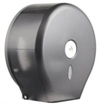 Jumbo Roll Toilet Tissue Paper Dispenser, Commercial Toilet Paper Holder Single Roll Round Toilet Paper Dispenser with Lock Key for Commercial Home