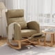 thumbnail image 1 of QinaQin Mecedora para lactancia con cojín, sillón accent mecedor cómodo para sala, recámara o cuarto del bebé, ideal para descansar y leer, 1 of 8
