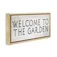 thumbnail image 3 of Stupell Industries Farmhouse Vintage Welcome Gardener Gold Floating Frame Canvas Art, 31 x 14, by Lil' Rue, 3 of 8