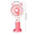 thumbnail image 3 of Ohufall USB Rechargeable Portable Mini Handheld Fan Small Cooling Fan For Outdoor Activities And Students, 3 of 4