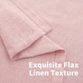 thumbnail image 4 of XNKOLMJ Linen Kitchen Curtains 36 Inches Long for Small Window 2 Panels  Short Grommet Light Filtering Privacy Thick Semi Sheer Curtains for Basement Cafe  Sage Green  52W X 36L, 4 of 7