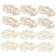 thumbnail image 5 of NIYANGLE DIY Crafts Christmas Cutouts Beige 20Pcs, 5 of 8