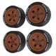 thumbnail image 3 of Neumáticos hexagonales para automóvil, 4PCS 1/7 RC Car RC Racer Tires Set RC Tires Experiencia incomparable, 3 of 9