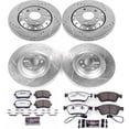 thumbnail image 3 of PowerStop Front and Rear Z26 Street Warrior Carbon-Fiber Ceramic Brake Pad and Drilled and Slotted Rotor Kit Fits: AUDI VOLKSWAGEN Select Models K4008-26, 3 of 9
