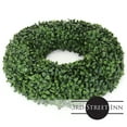 thumbnail image 5 of 3rd Street Inn 16" Indoor/Outdoor Boxwood Wreath (M, 2 Pack), 5 of 5