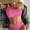 Hot Pink, variant on Aloohaidyvio bikini tops for women,Womens Solid Two Piece Sexy Push-Up Pad Swimwear Swimsuit Beachwear Set, Swimsuits for Women 2 Piece