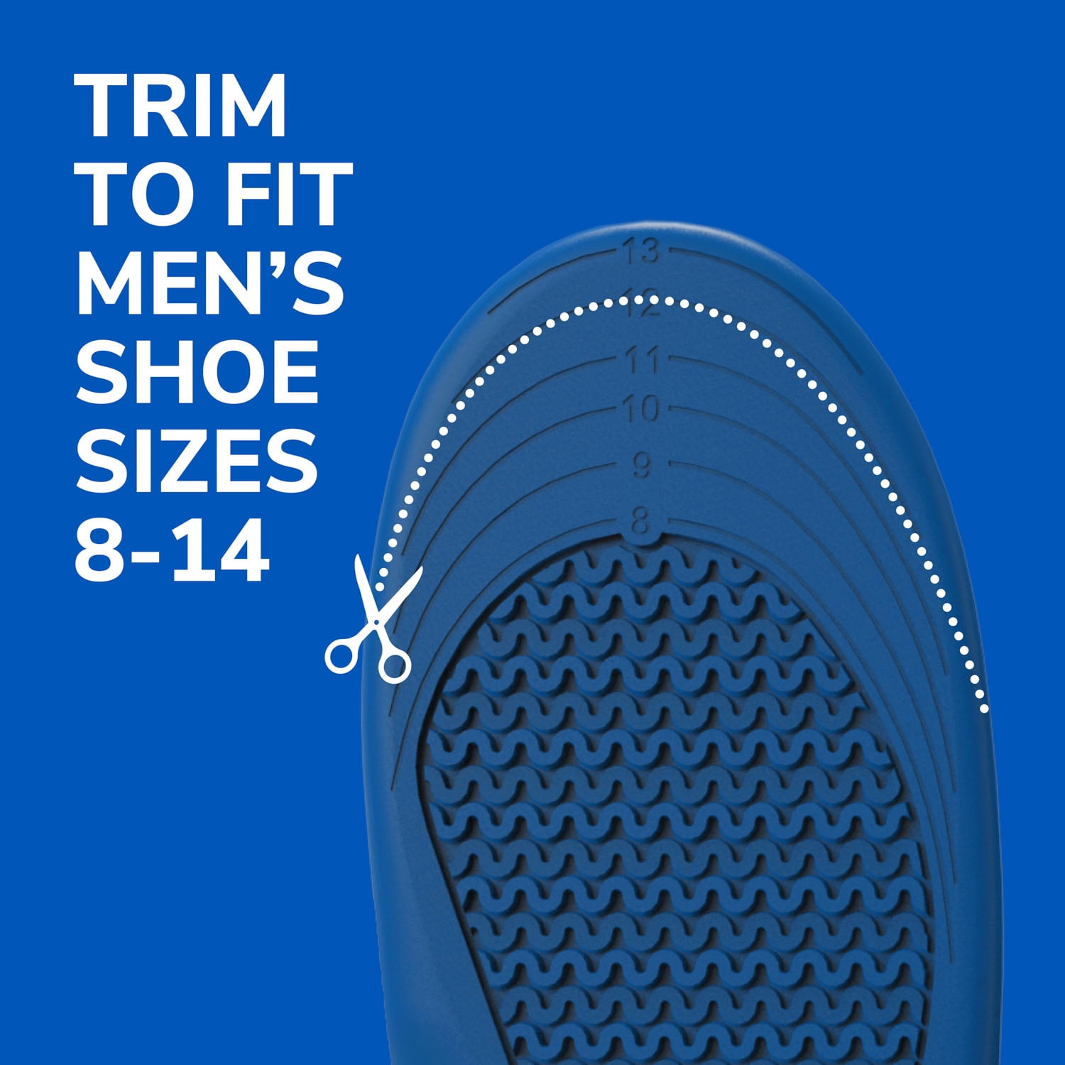 Dr. Scholl's® Extra Comfort All-Day Insoles with Gel, Trim to Fit , Mens Shoe Sizes 8-14, 1 Pair