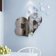 thumbnail image 1 of Adhesivo de pared con forma de corazón CCINEE, diseño 3D, 11 unidades, 1 of 6